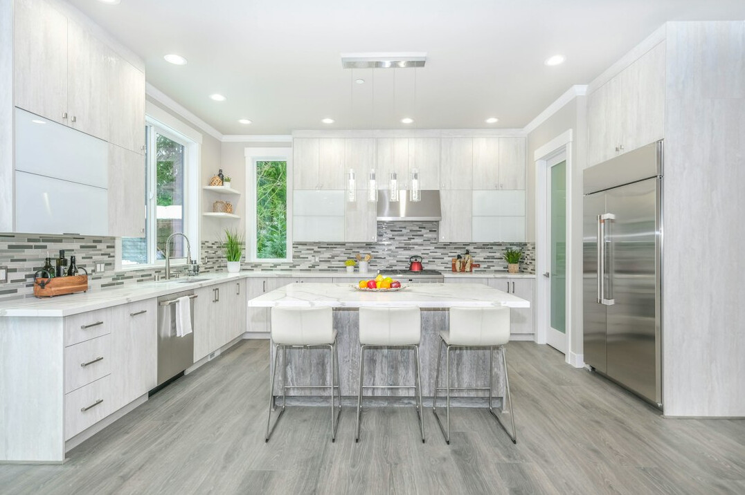 celebrity kitchen marble counters